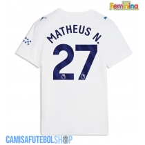 Camisa de time de futebol Manchester City Matheus Nunes #27 Replicas 3º Equipamento Feminina 2026-27 Manga Curta